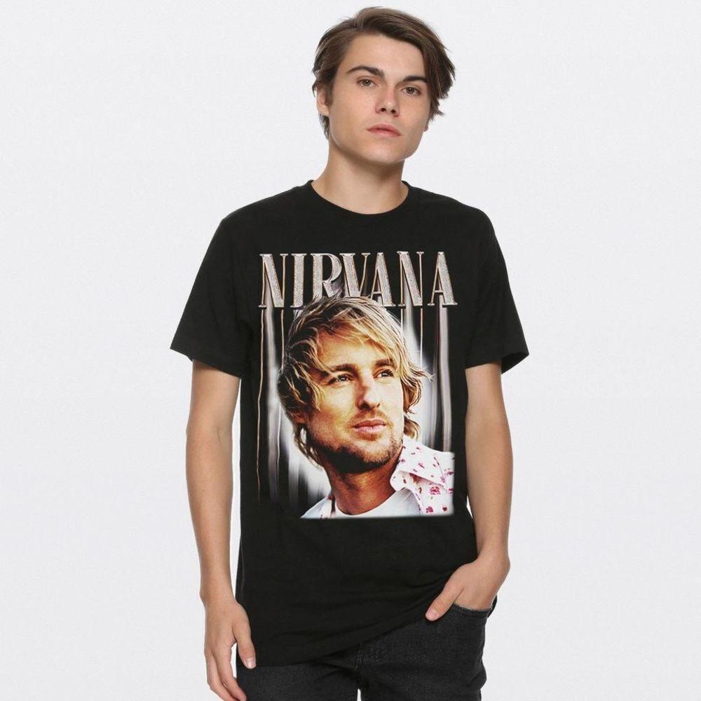 Owen Wilson Kurt Cobain Funny Rock Quote Retro Tee T-Shirt